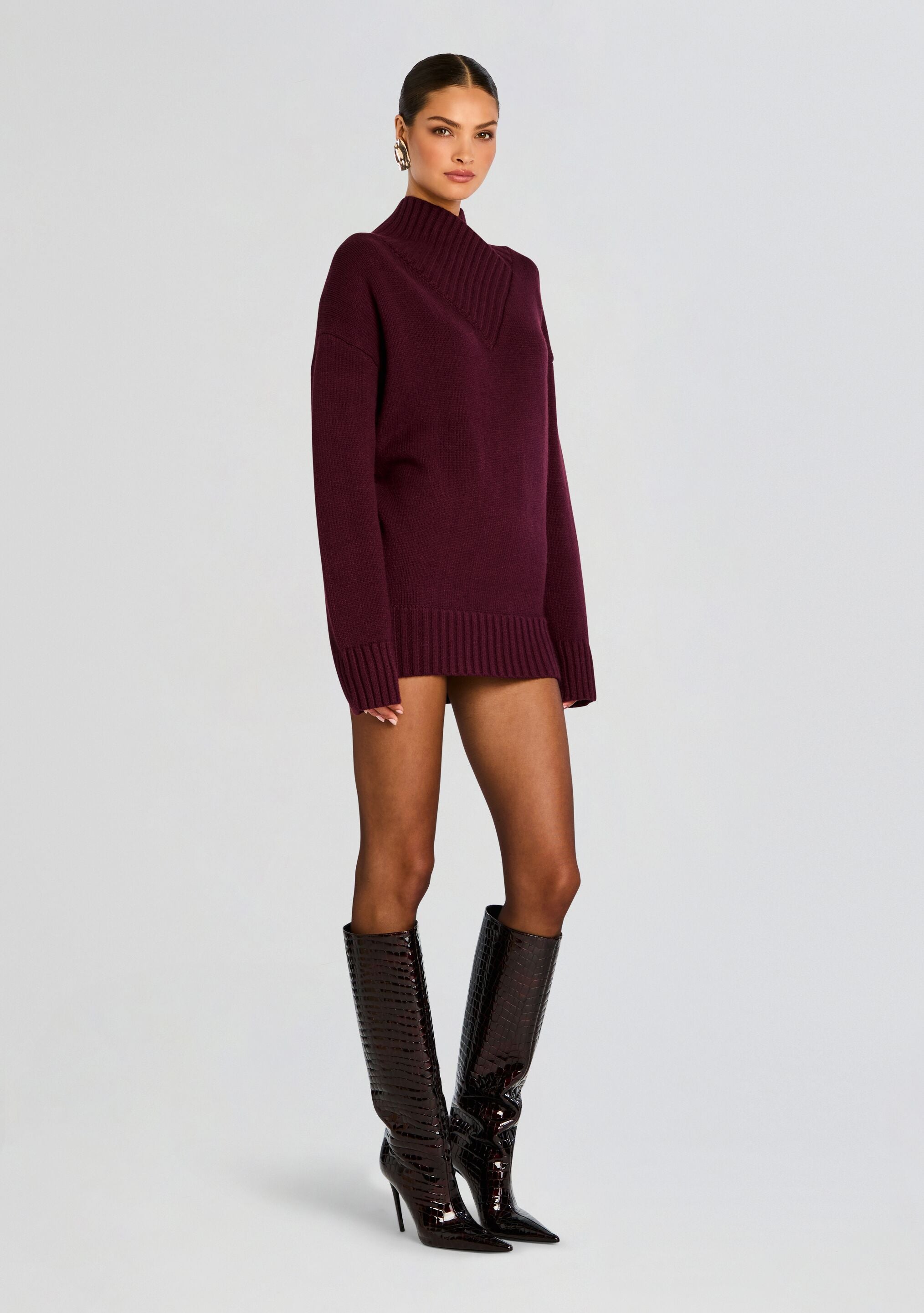 Dessa Chunky Knit Sweater Dress