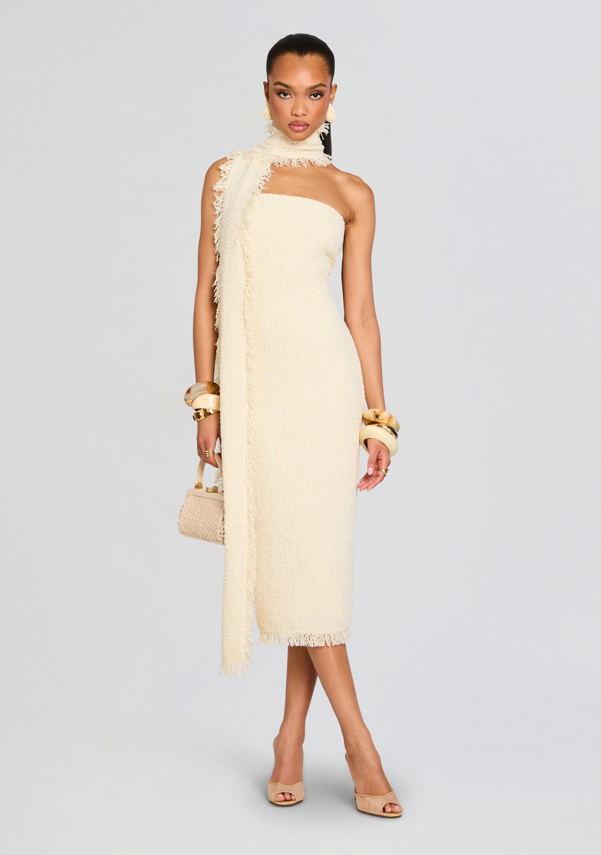 Lott Boucle Midi Dress